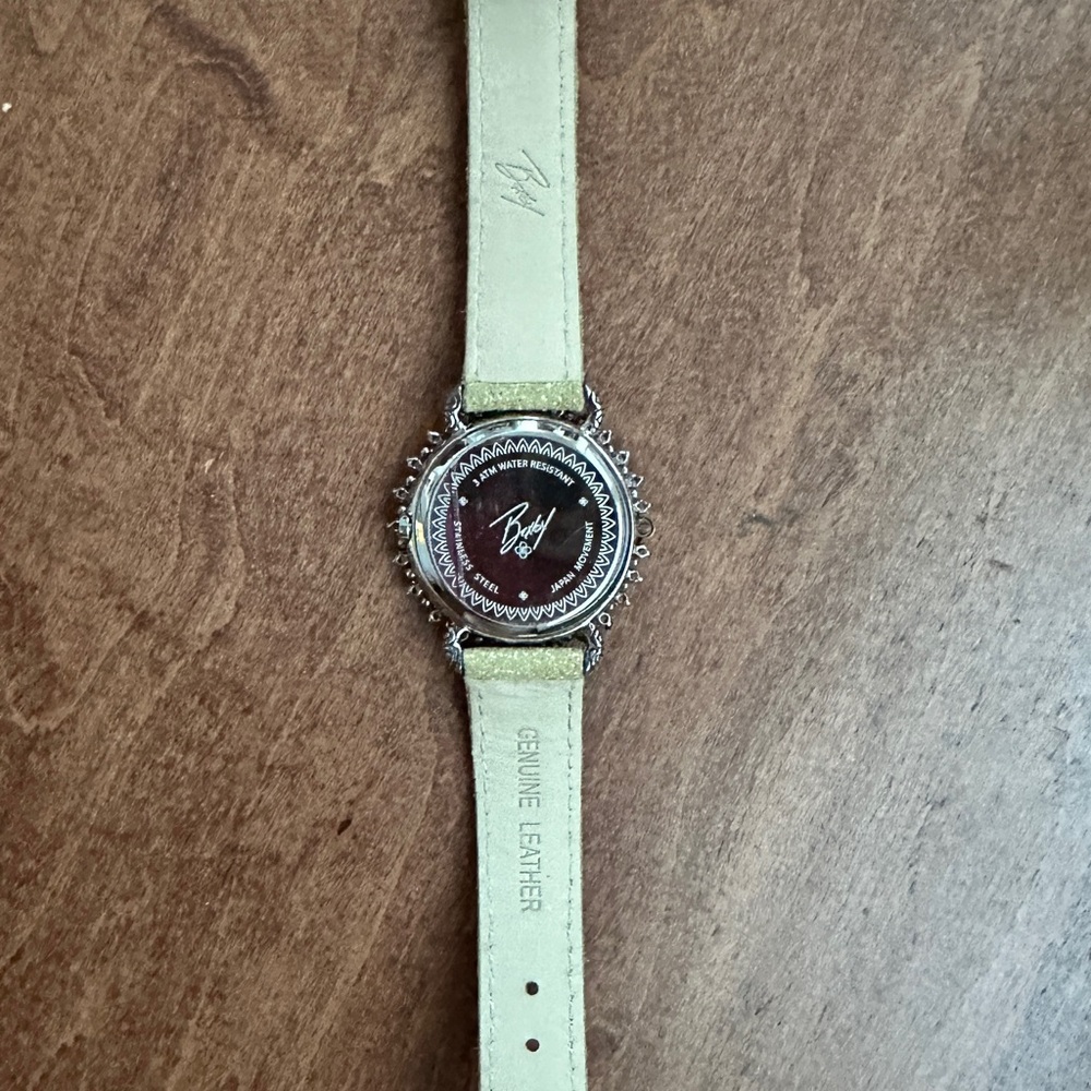 Barbara Bixby Lapis & Mother of Pearl Moon Face Watch - Picture 6 of 10